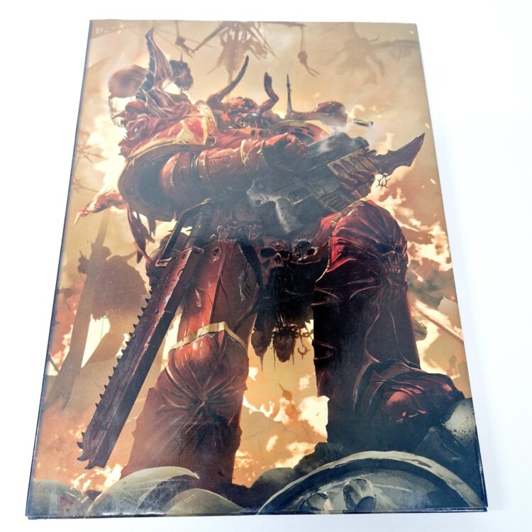 A photo of a Warhammer Crimson Slaughter a Chaos Space Marines Codex Supplement