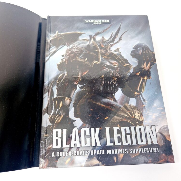 A photo of a Warhammer Black Legion a Chaos Space Marines Supplement