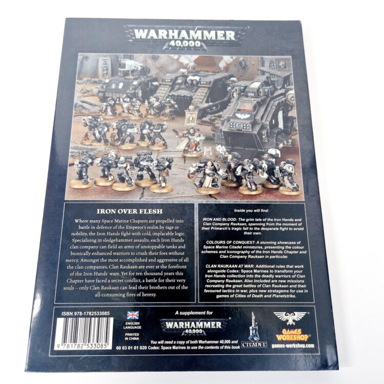 A photo of a Warhammer Clan Raukaan a Space Marines Codex Supplement