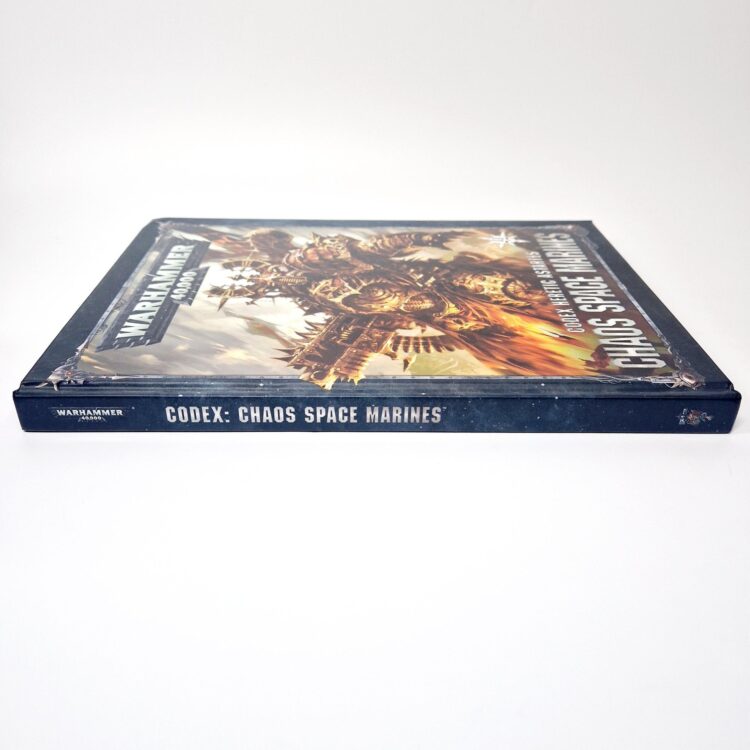 A photo of a Warhammer Chaos Space Marines 8th Edition Codex