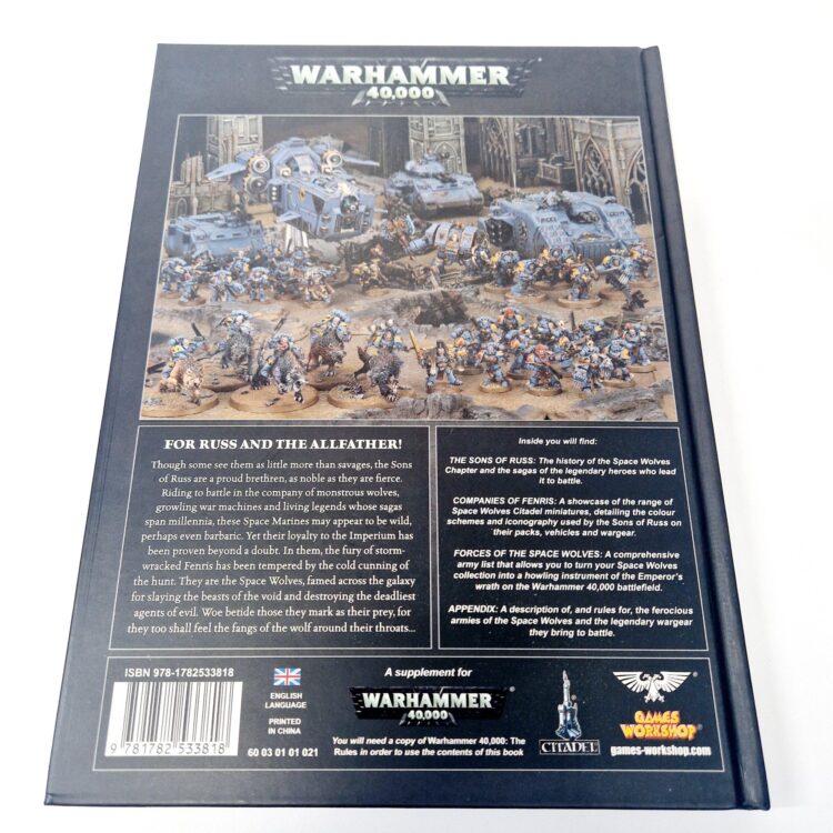 A photo of a Warhammer Space Wolves 7th Edition Codex