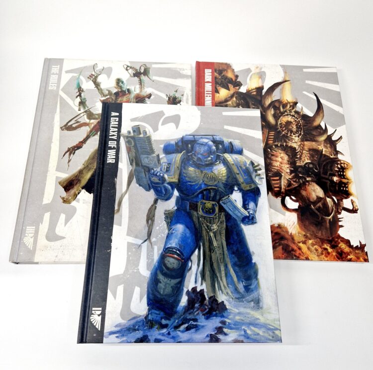 A photo of a Warhammer Warhammer 40,000 7th Edition Rulebook