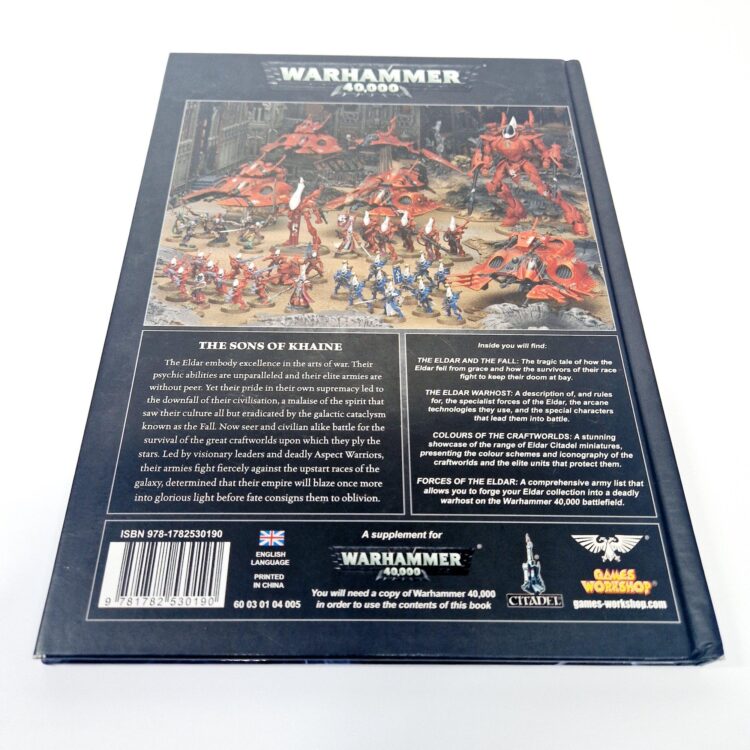 A photo of a Warhammer Eldar 6th Edition Codex