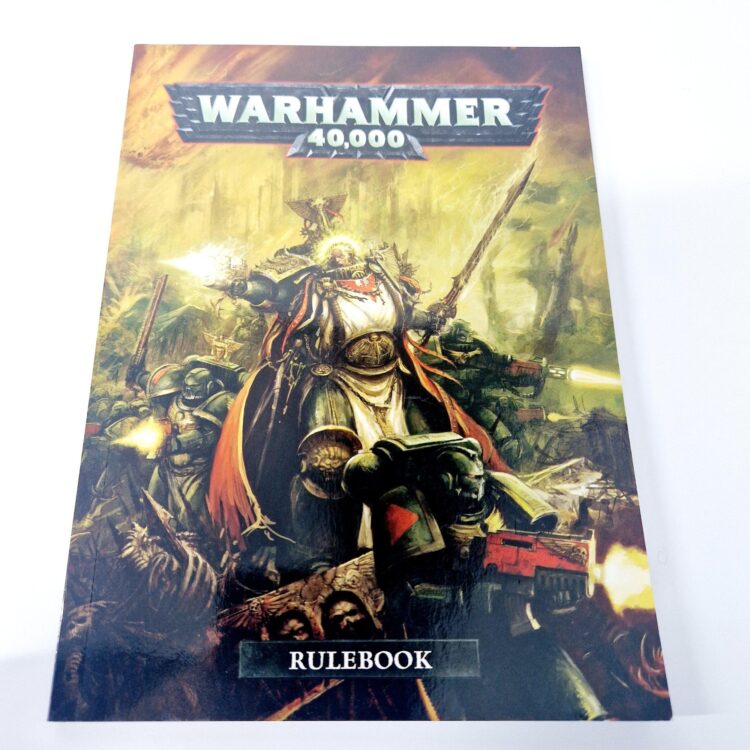 A photo of a Warhammer Warhammer 40,000 6th Edition Mini Rulebook