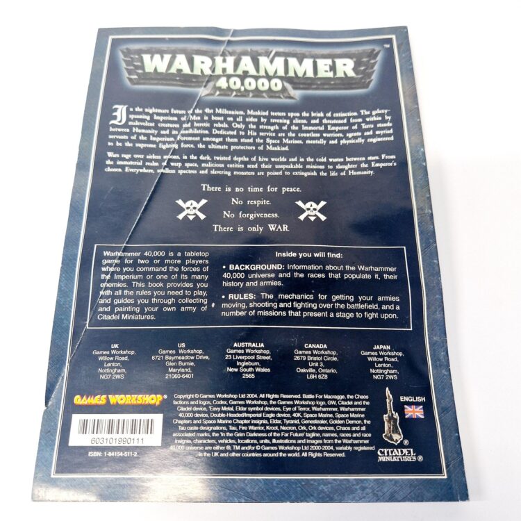 A photo of a Warhammer Warhammer 40,000 4th Edition Mini Rulebook