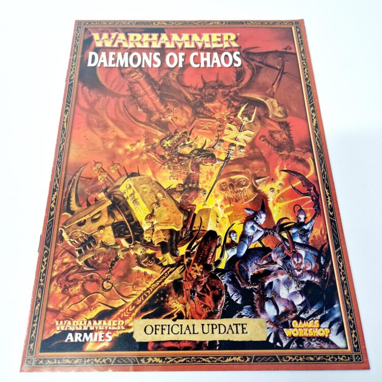 A photo of a Warhammer Chaos Daemons 4th Edition Codex Official Update