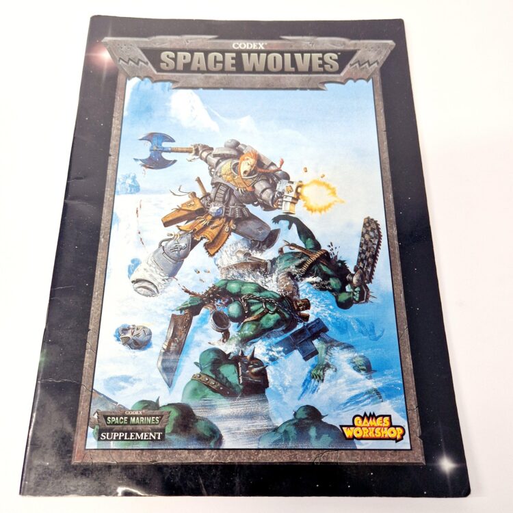 A photo of a Warhammer Space Wolves 3rd Edition Codex Supplement