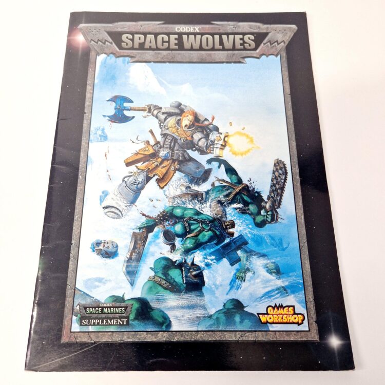 A photo of a Warhammer Space Wolves 3rd Edition Codex Supplement