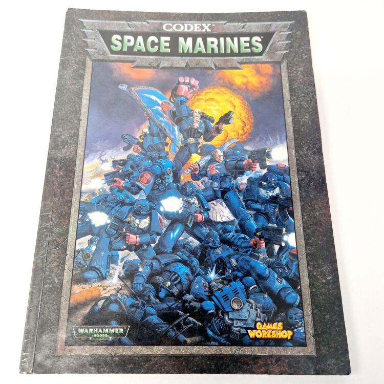 A photo of a Warhammer Space Marines 3rd Edition Codex