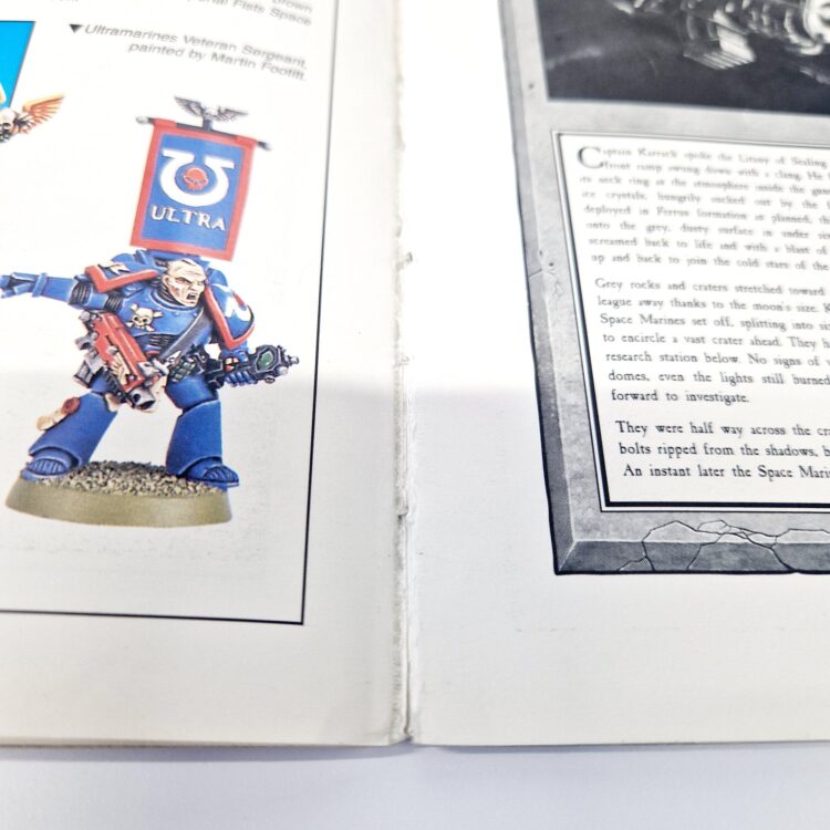 A photo of a Warhammer Space Marines 3rd Edition Codex