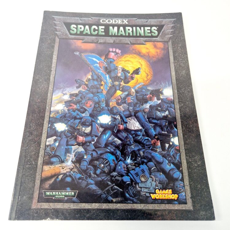 A photo of a Warhammer Space Marines 3rd Edition Codex