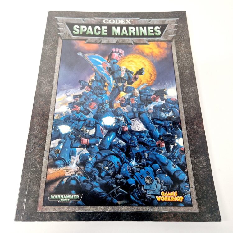 A photo of a Warhammer Space Marines 3rd Edition Codex