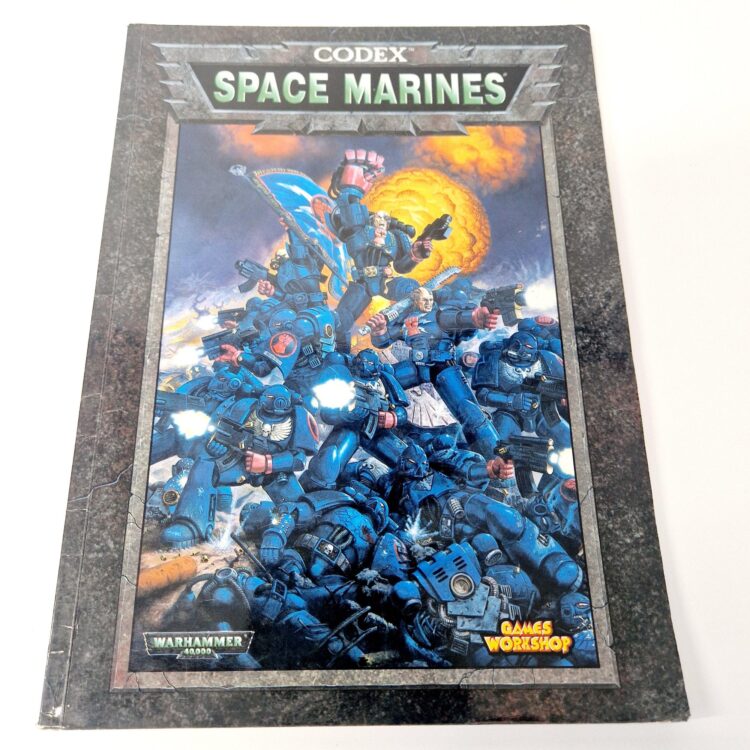 A photo of a Warhammer Space Marines 3rd Edition Codex