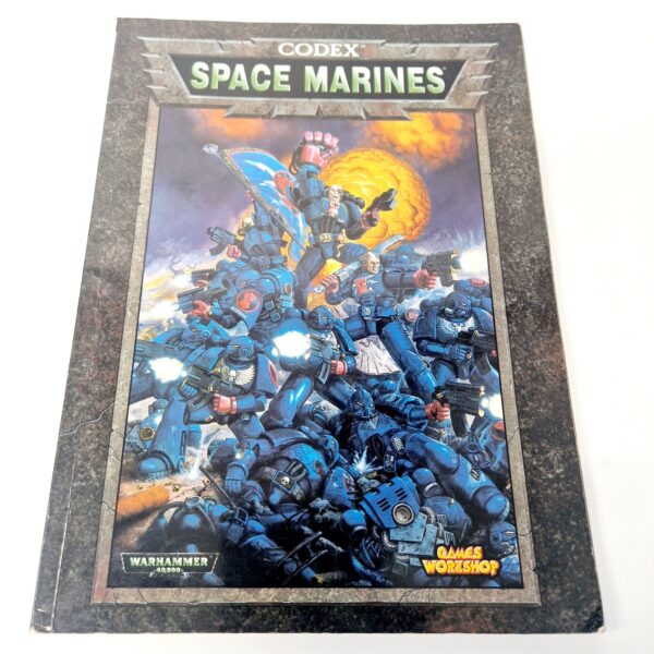 A photo of a Warhammer Space Marines 3rd Edition Codex