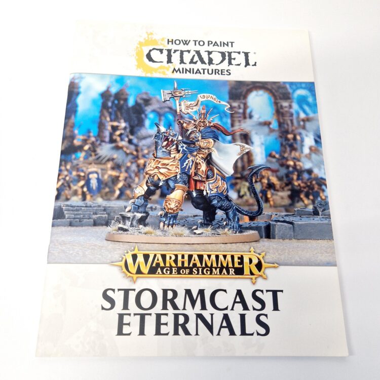 A photo of a Warhammer How to Paint Citadel Miniatures Stormcast Eternals