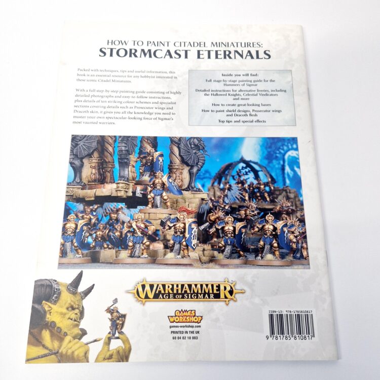 A photo of a Warhammer How to Paint Citadel Miniatures Stormcast Eternals