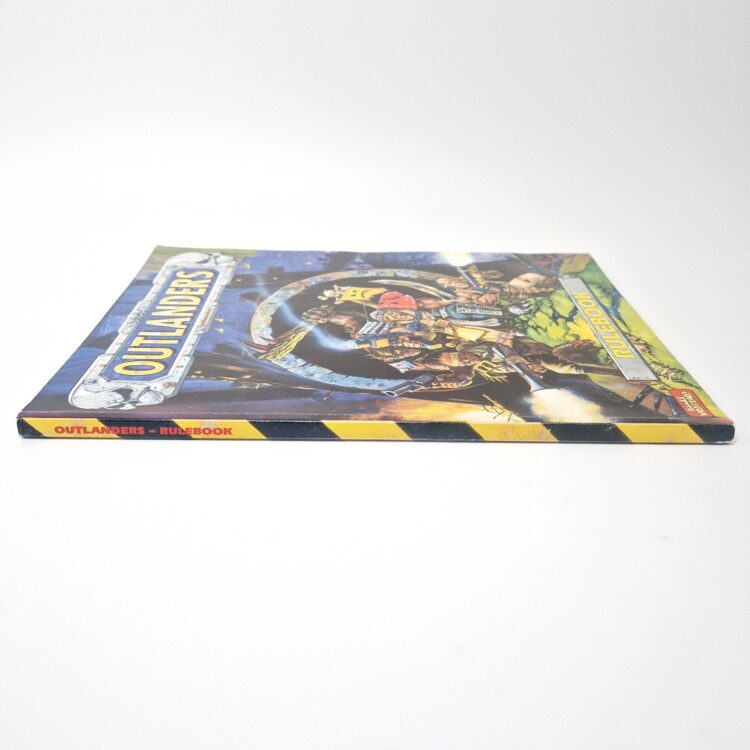 A photo of a Warhammer Necromunda Outlanders Rulebook