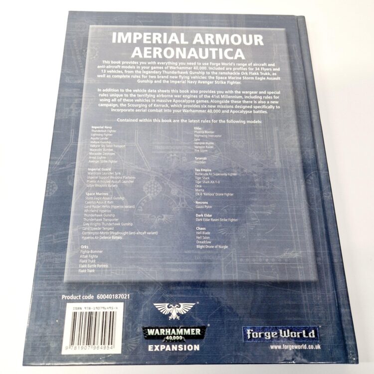 A photo of a Warhammer Warhammer 40,000 Imperial Armour Aeronautica