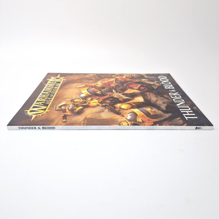 A photo of a Warhammer Age of Sigmar Thunder and Blood Campaign Book