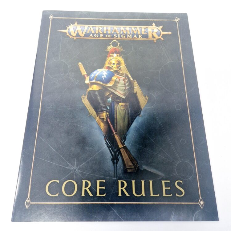 A photo of a Warhammer Warhammer Age of Sigmar Core Rules Second Edition Quickstart