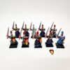 A photo of Dark Elves Warriors Warhammer miniatures