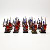 A photo of Dark Elves Warriors Warhammer miniatures
