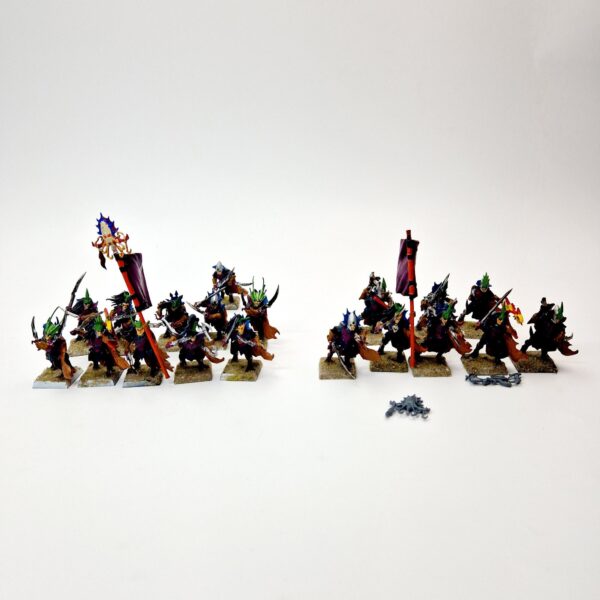 A photo of Dark Elves Bleakswords Warhammer miniatures