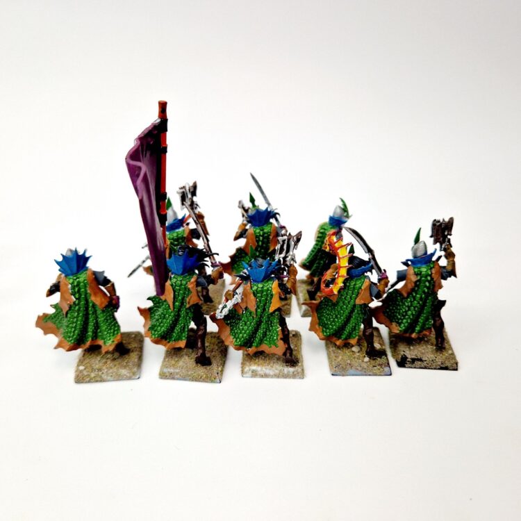 A photo of Dark Elves Bleakswords Warhammer miniatures