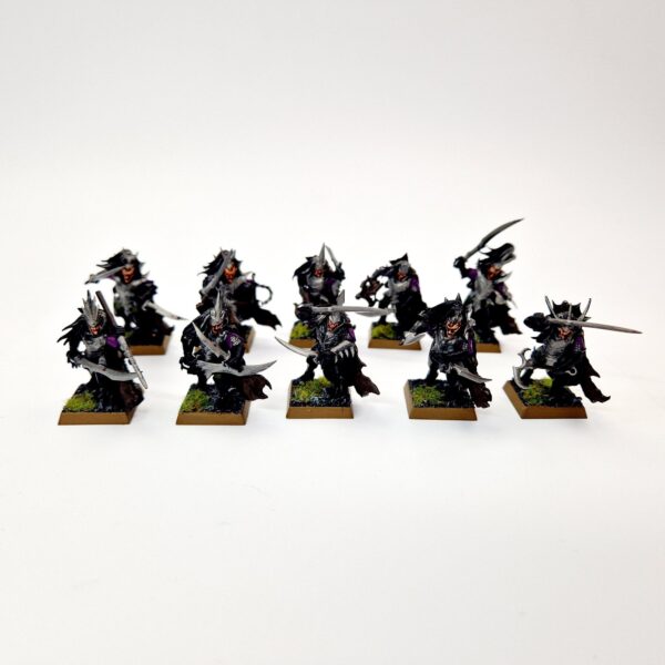 A photo of Dark Elves Bleakswords Warhammer miniatures