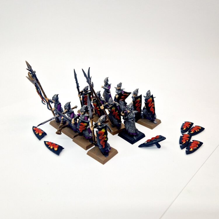 Dark Elves Warriors Regiment Spearmen - Image 4