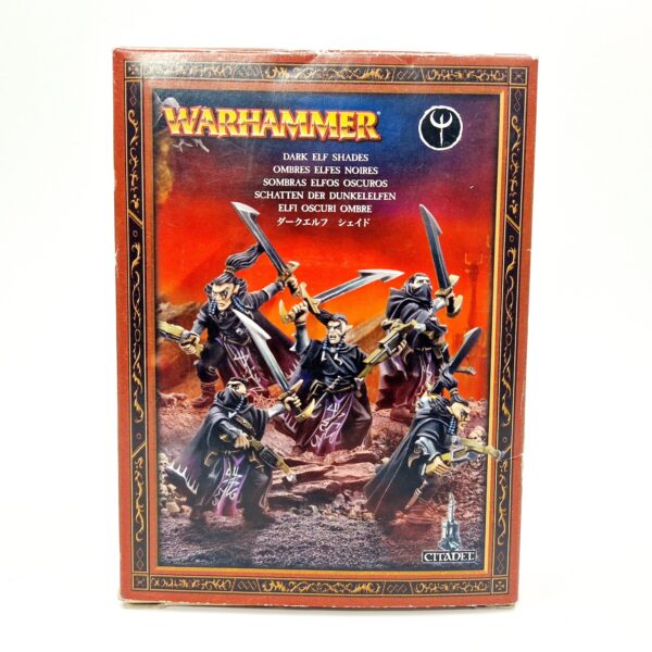 A photo of Dark Elves Shades Warhammer miniatures