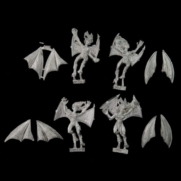 A photo of Dark Elves Harpies Warhammer miniatures