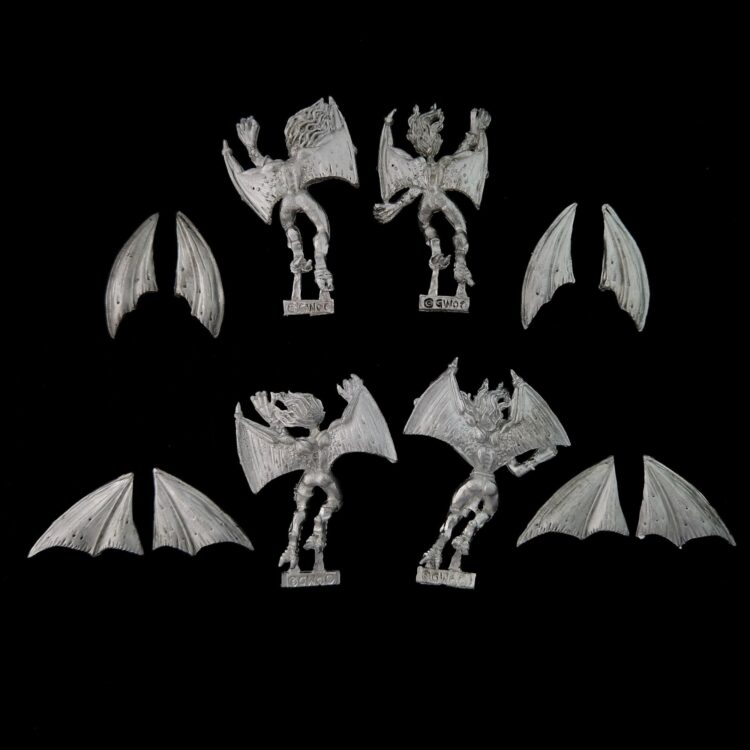 A photo of Dark Elves Harpies Warhammer miniatures