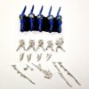 A photo of Dark Elves Cold One Knights Warhammer miniatures