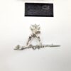 A photo of a Dark Elves Cold One Knight Warhammer miniature
