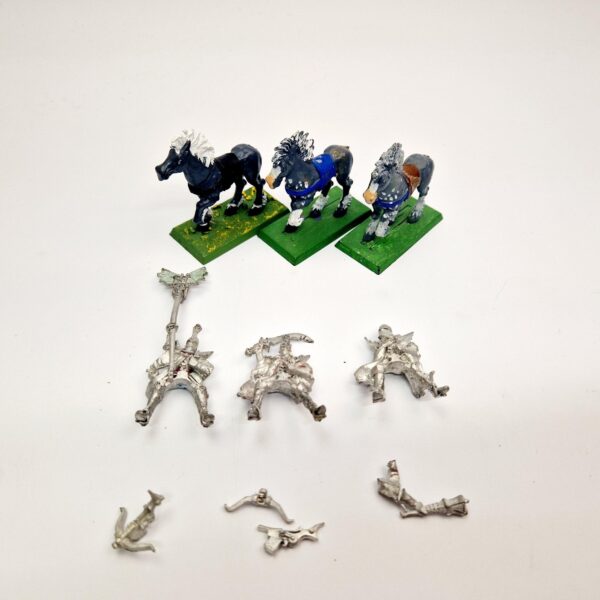 A photo of Dark Elves Dark Riders Warhammer miniatures