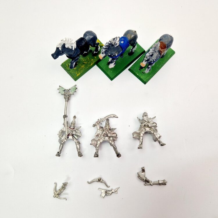 A photo of Dark Elves Dark Riders Warhammer miniatures
