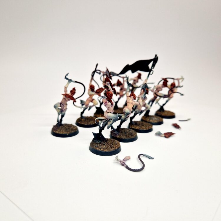 A photo of Daughters of Khaine Sisters of Slaughter Warhammer miniatures