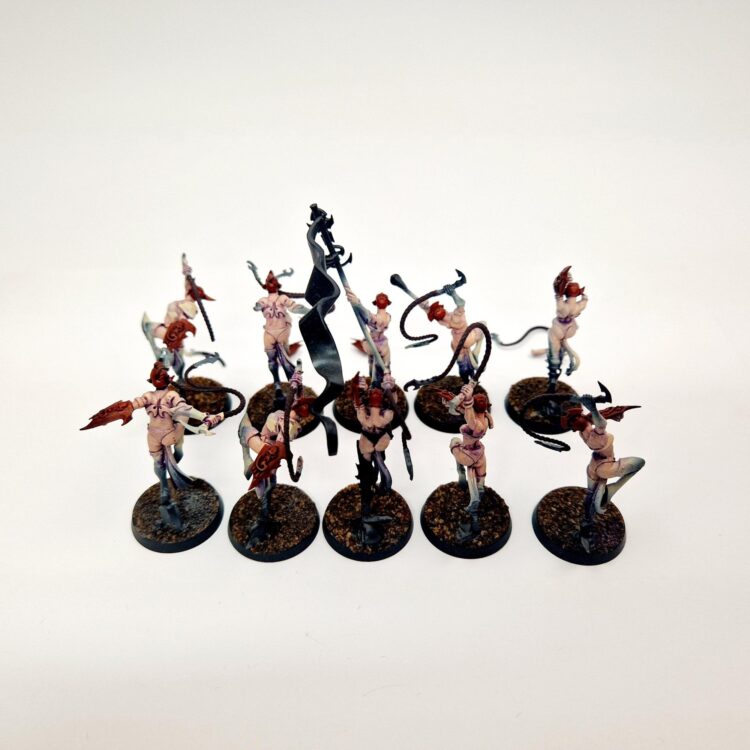 A photo of Daughters of Khaine Sisters of Slaughter Warhammer miniatures