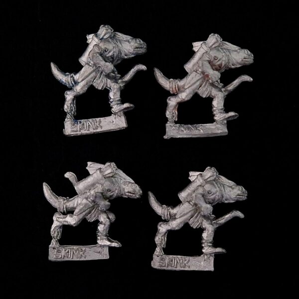 A photo of Lizardmen Skink Archers Warhammer miniatures