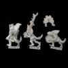A photo of Lizardmen Skink Command Warhammer miniatures