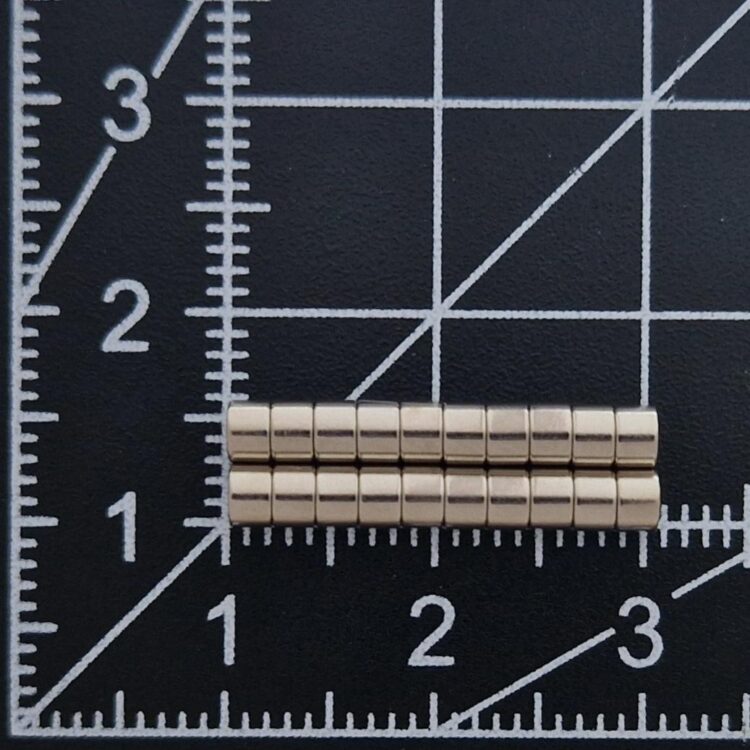 A photo of Neodymium Magnets 3x2mm N52