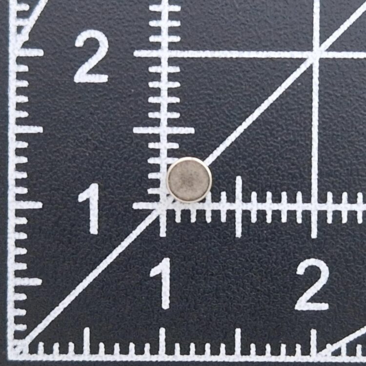 A photo of a Neodymium Magnet 3x2mm N52