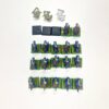A photo of Lizardmen Skinks Warhammer miniatures