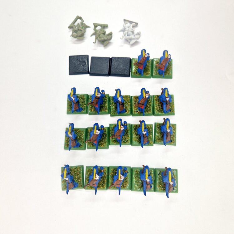 A photo of Lizardmen Skinks Warhammer miniatures