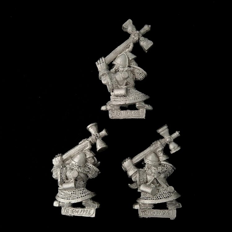 A photo of Dwarfs Hammerers Warhammer miniatures