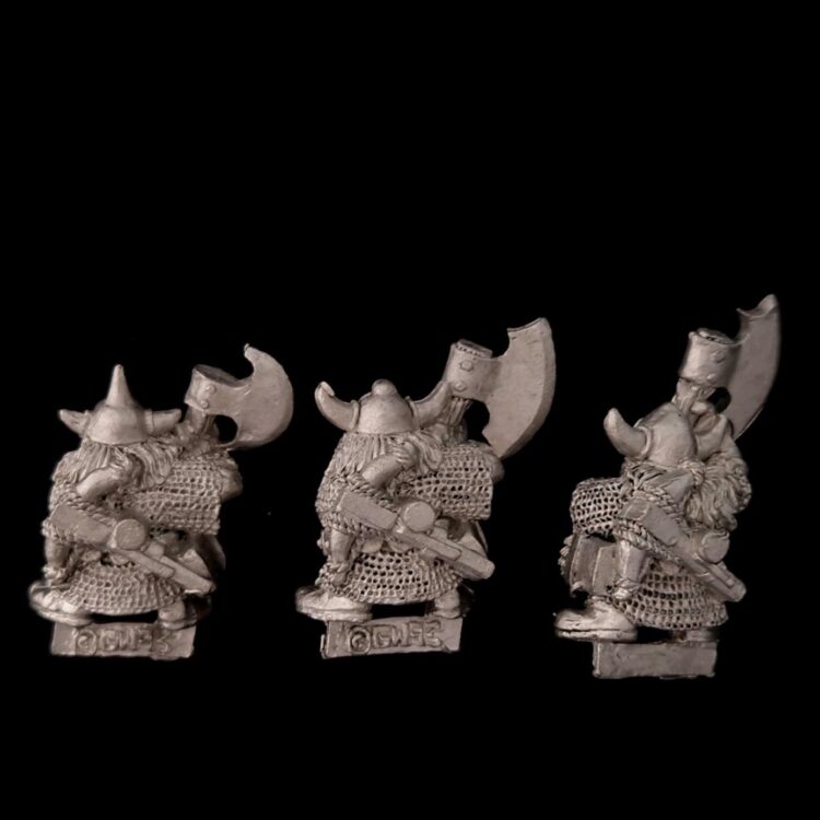 A photo of Dwarfs Rangers Warhammer miniatures