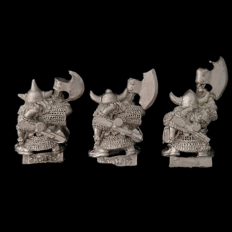 A photo of Dwarfs Rangers Warhammer miniatures