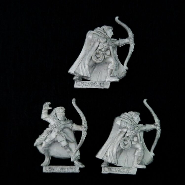 A photo of Wood Elves Waywatchers Warhammer miniatures