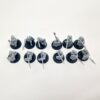 A photo of Dwarf Warriors with Spears Warhammer miniatures